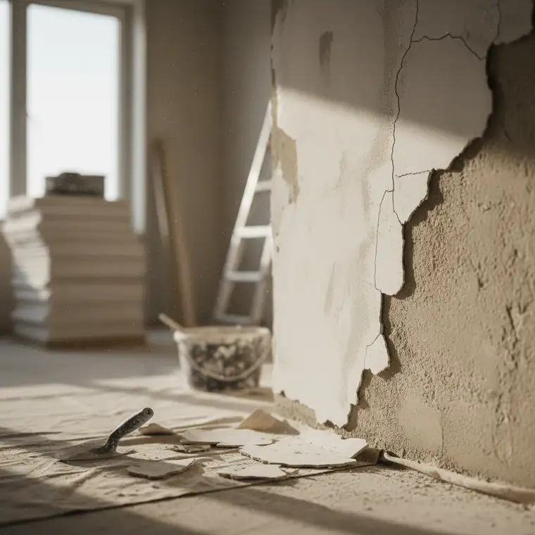 Czy można kłaść gładź gipsową na świeży tynk gipsowy po 7 dniach?