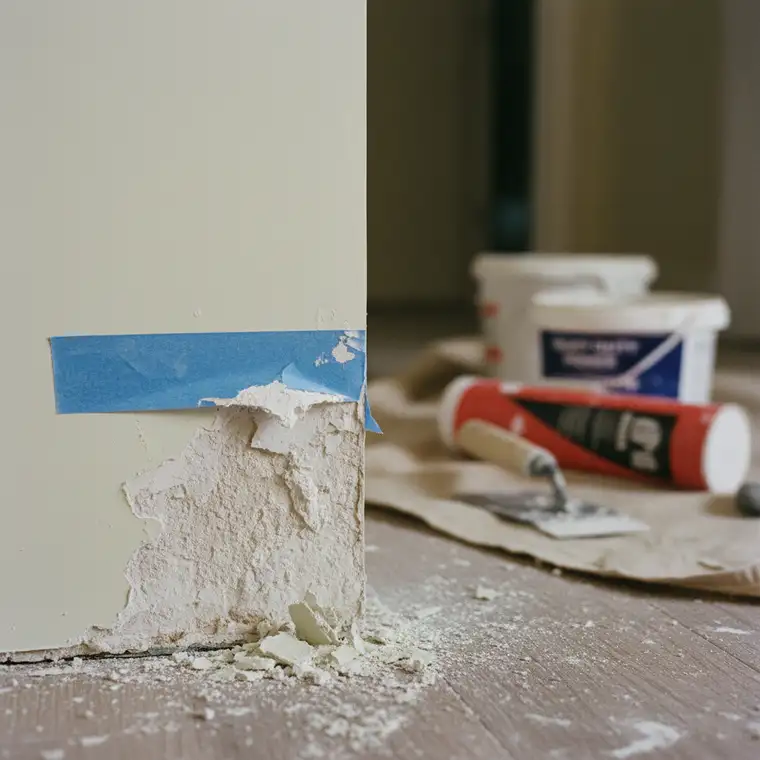 Dlaczego tynk gipsowy odchodzi z farbą przy odklejaniu taśmy malarskiej