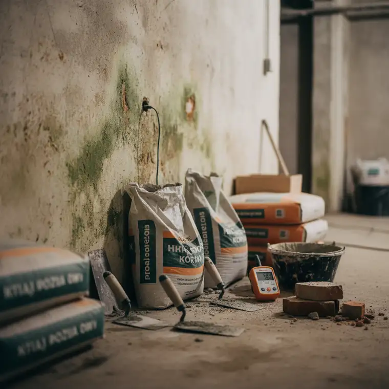 Jaką zaprawę wybrać do wyrównywania ścian z cegły w wilgotnej piwnicy