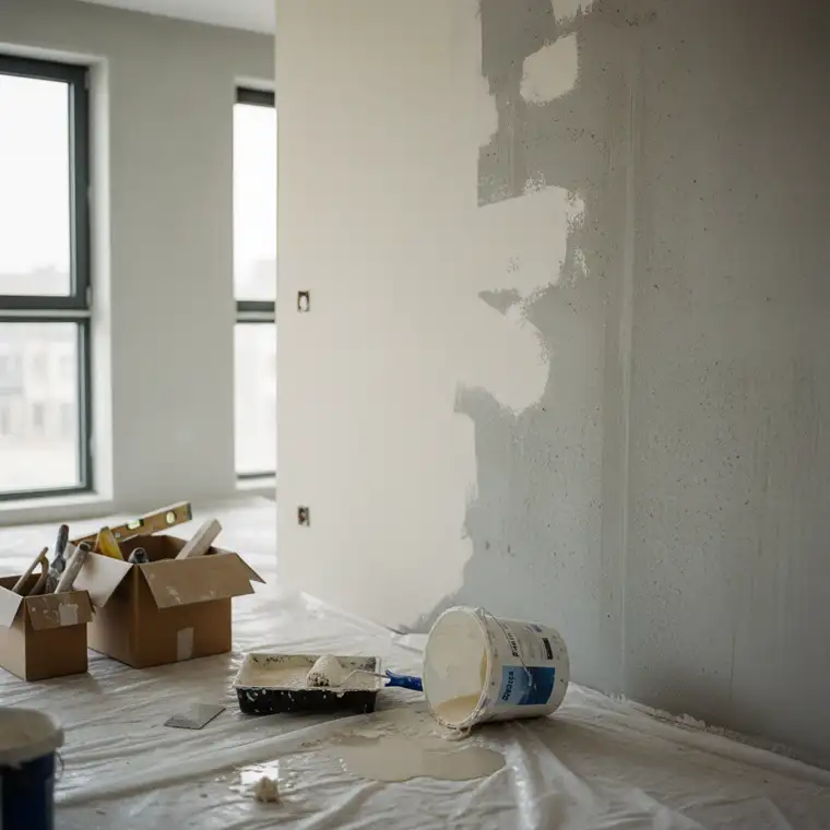 Najczęstsze błędy przy gruntowaniu ścian pod tynk w nowym mieszkaniu