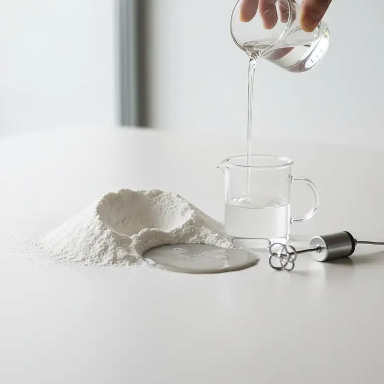 Podłoże w mieszkaniu w bloku z wielkiej płyty przygotowane pod cienkowarstwową wylewkę samopoziomującą pod panele