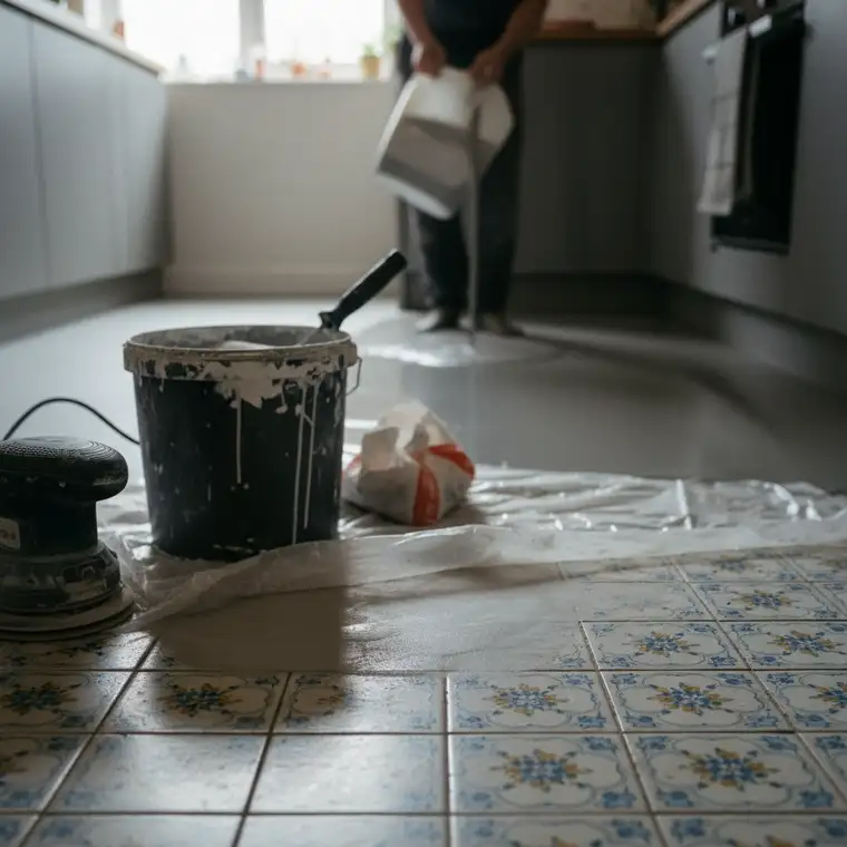 Praktyczny przewodnik do wylewki samopoziomującej na stare płytki w kuchni